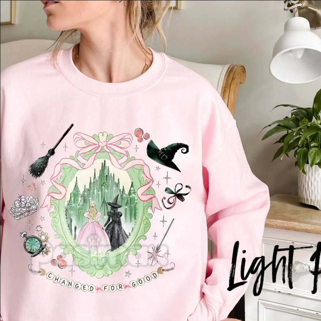 Pasimax Coquette Bow Wicked Change For Good Sweatshirt — lifestyle context