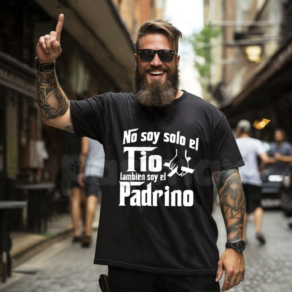 "No Soy Solo El Tío, También Soy El Papá" Graphic T-Shirt – Funny Spanish Father’s Day Tee, Premium 100% Cotton Hispanic Dad Top, Soft Lived-In Heavyweight Family Pride Shirt, Made in USA