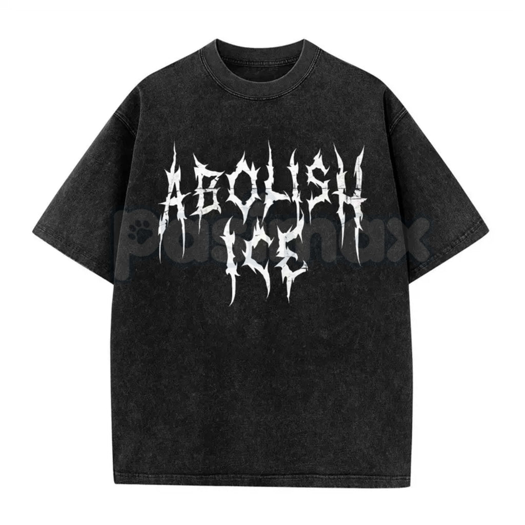 Pasimax The Resistance Tour: ABOLISH ICE Heavy Metal Tee — lifestyle context
