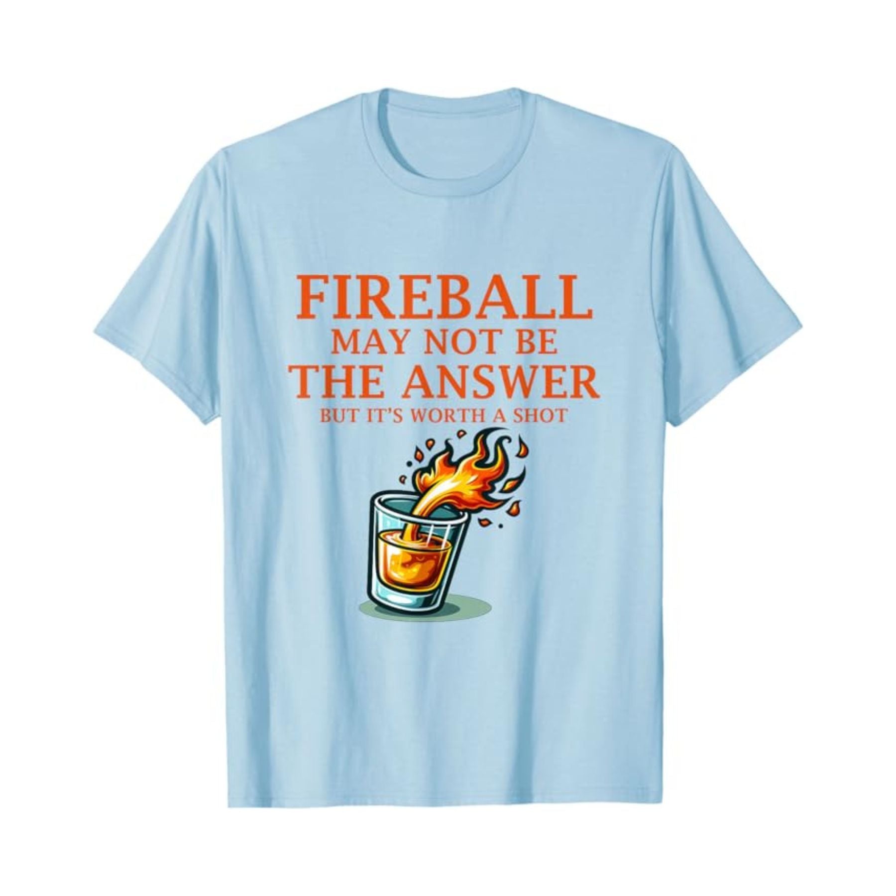 Pasimax Men's "Fireball & Whiskey" Graphic Tee — lifestyle context