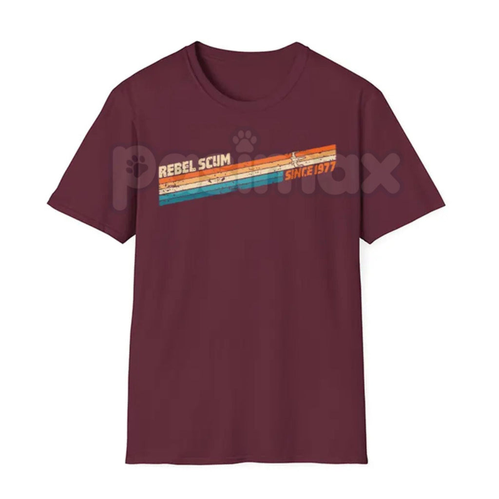 Pasimax Timeless Retro-Inspired Unisex T-Shirt - Vintage Aesthetic Graphic Tee, Classic 70s 80s Style Shirt, Old School Minim