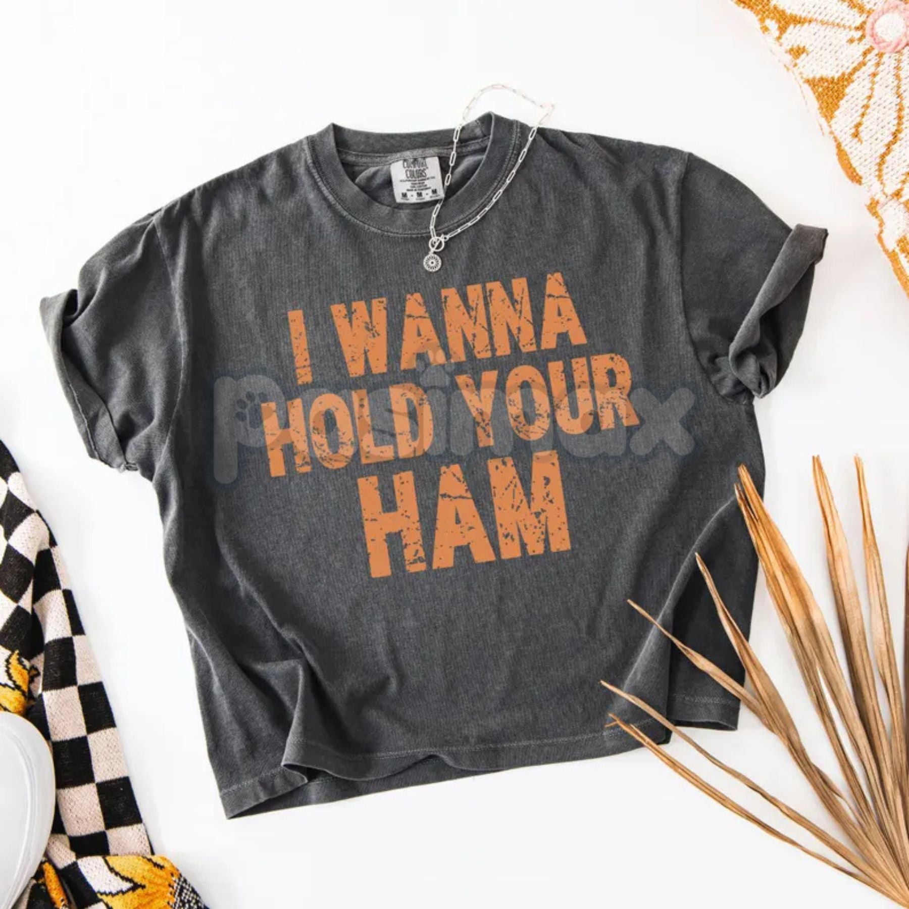 Pasimax Comfort Colors® 'Stuffing Is My Favorite' Funny Thanksgiving T-Shirt – Vintage Distressed Turkey Tee, Foodie Holiday 