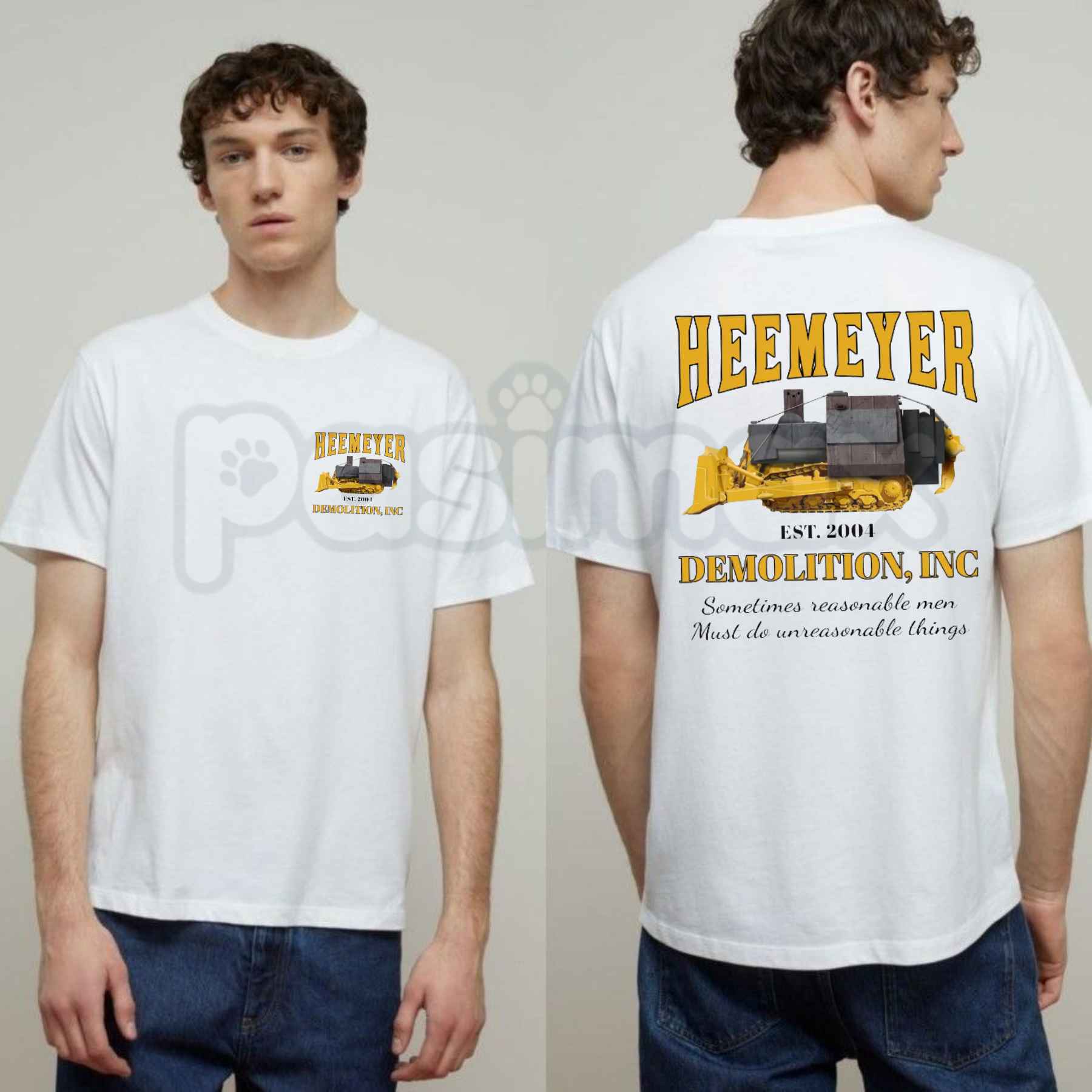 Heemeyer Demolition Inc T Shirt – Vintage Heavy Equipment Mechanic Tee, Legendary Killdozer Memorial Unisex Cotton Streetwear Graphic Shirt