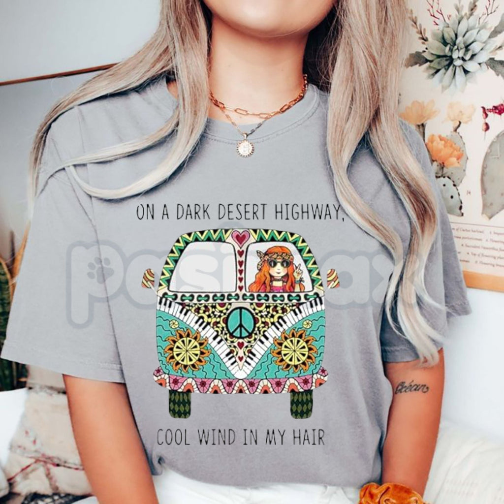 Vibrant Bohemian Graphic T-Shirt – Retro Boho Chic Artistic Tee, Premium 100% Cotton Colorful Mandala Top, Soft Lived-In Heavyweight Festival Spirit Shirt, Made in USA