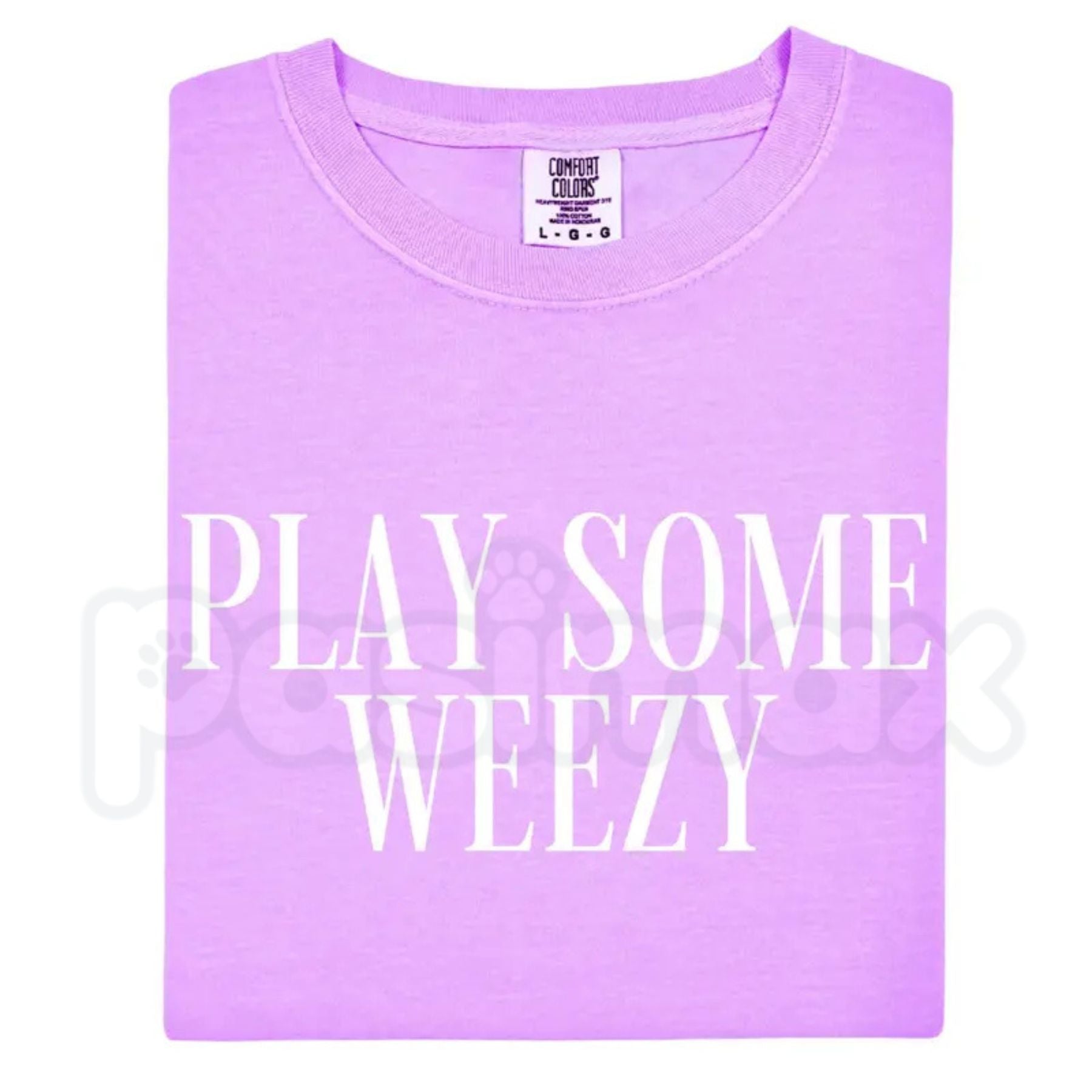 Comfort Colors® "Play Some Weezy" T-Shirt – Vintage Hip Hop Rap Concert Graphic Tee, Retro Lil Wayne Music Fan Top, Aesthetic Festival Streetwear Gift