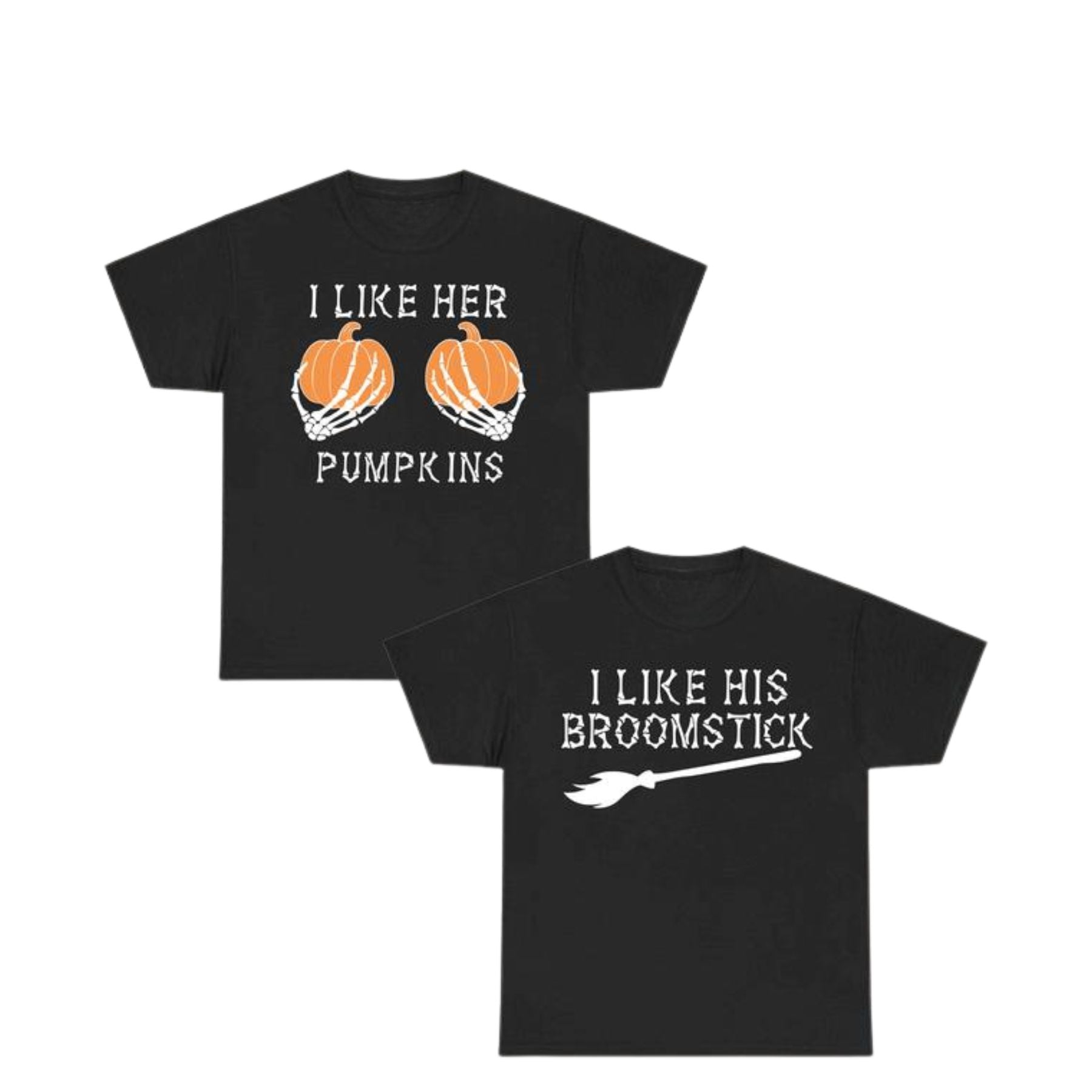 Pasimax Halloween Couple T-Shirts — side view