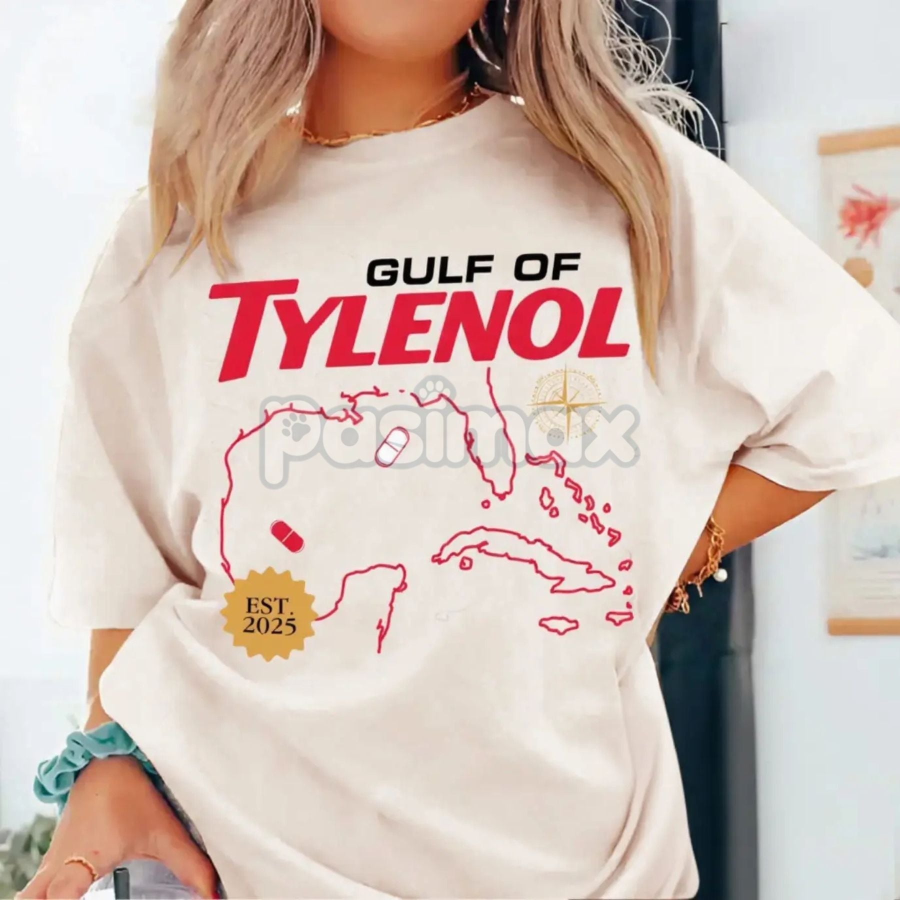 Pasimax Gulf of Tylenol FDT Funny T-Shirt — lifestyle context