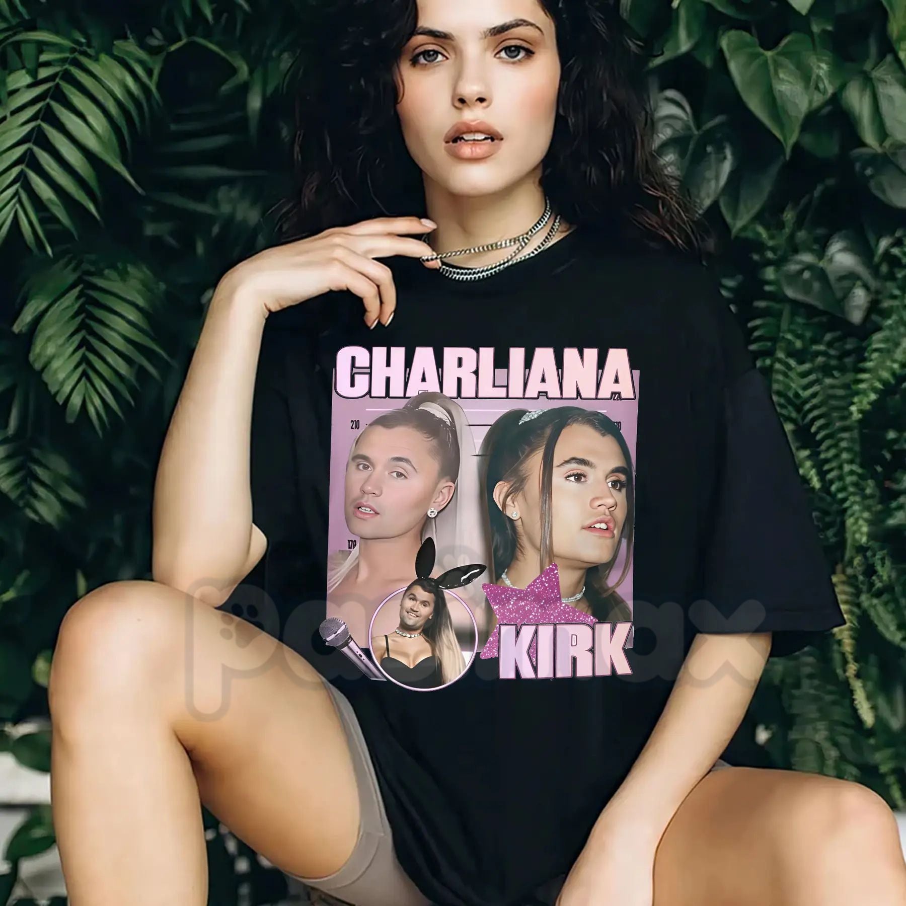 Pasimax Charliana Kirk Meme T-Shirt - "We're Charlie" Funny Graphic Tee, Charliana & Kirk Viral Podcast Apparel, Trendy Pop C