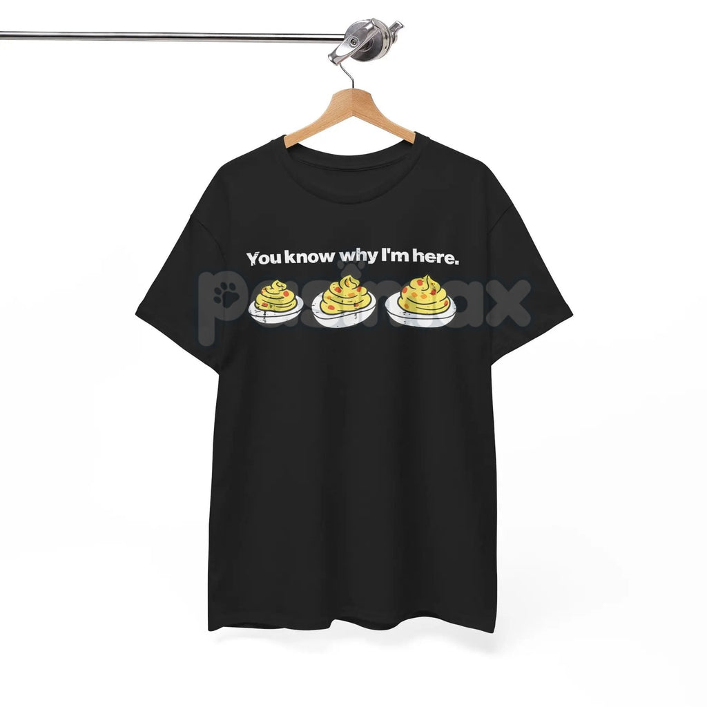 Pasimax Deviled Eggs MVP Thanksgiving T-Shirt - Holiday Feast Appreciation Tee, Unisex Cotton Appetizer Top — lifestyle conte