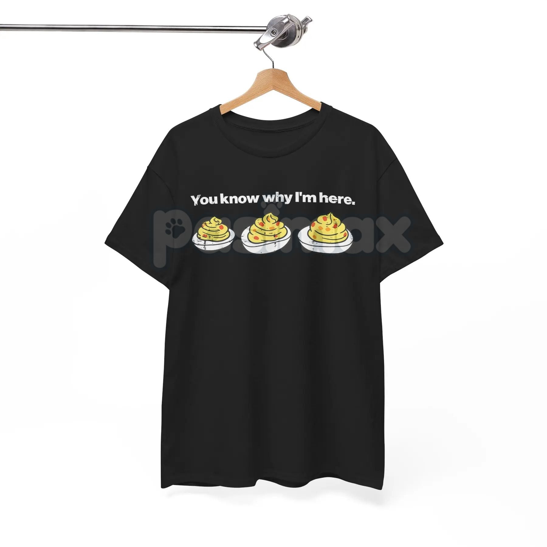 Pasimax Deviled Eggs MVP Thanksgiving T-Shirt - Holiday Feast Appreciation Tee, Unisex Cotton Appetizer Top — lifestyle conte