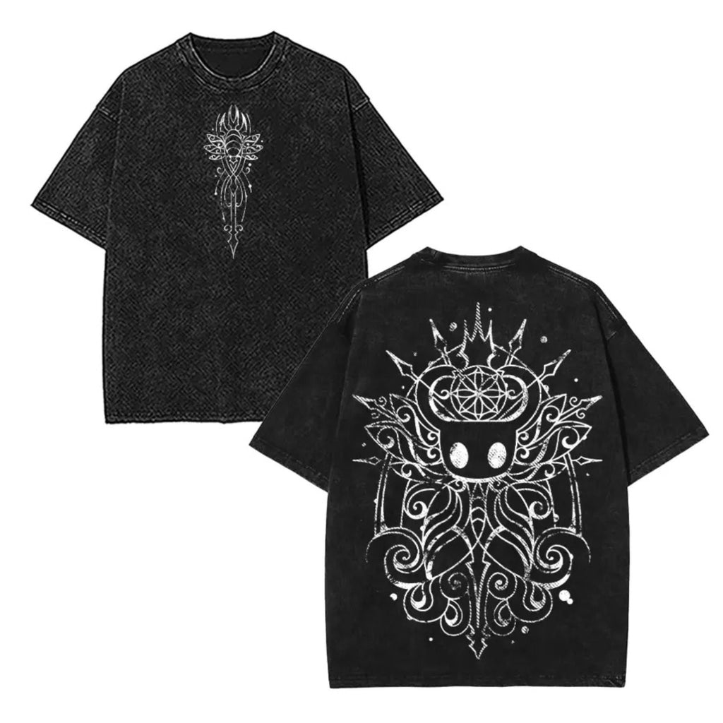 Pasimax Hollow Knight Game Graphic Washed Unisex Tee — lifestyle context