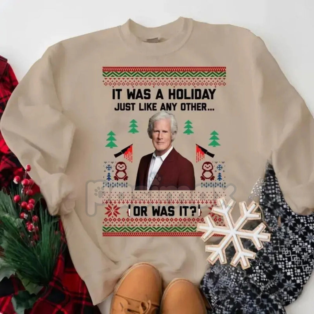 Pasimax True Crime Ugly Christmas Sweatshirt – Funny Holiday Murderino Crewneck — lifestyle context