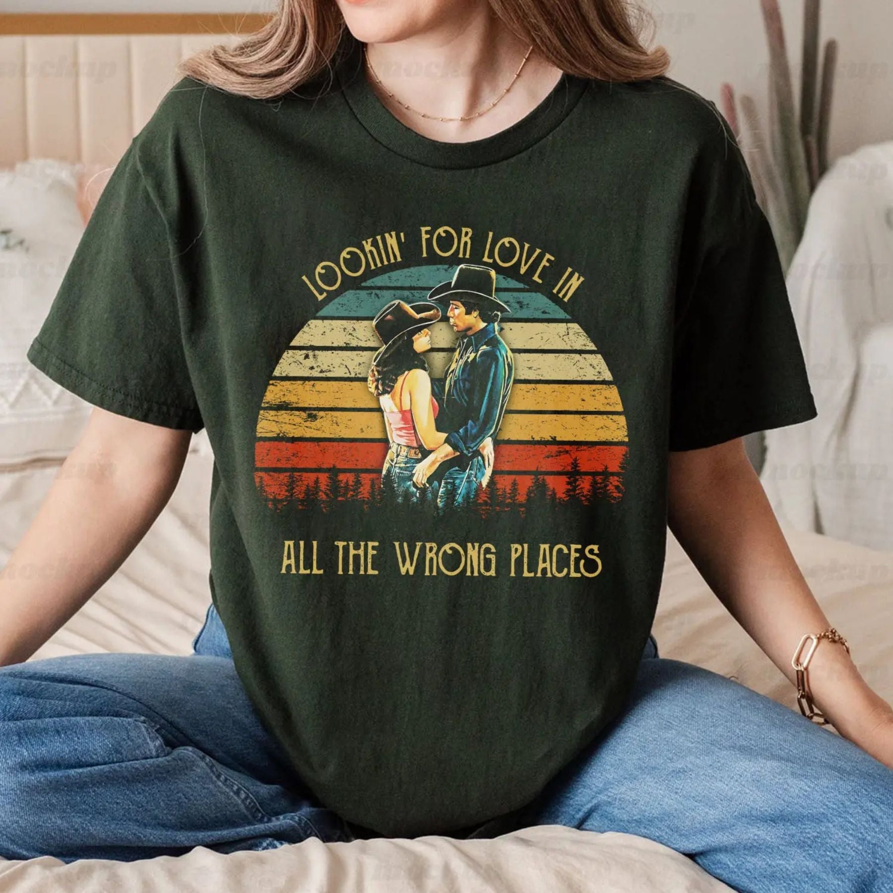 Pasimax "Urban Cowboy" Vintage Movie T-Shirt — lifestyle context