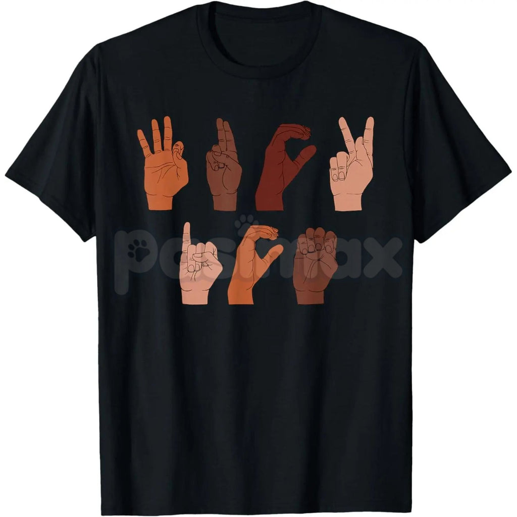 Pasimax F ICE Hand Sign Language T-Shirt - Anti-Deportation Chinga La Migra Tee, ASL Immigration Rights Shirt, Abolish ICE Ac