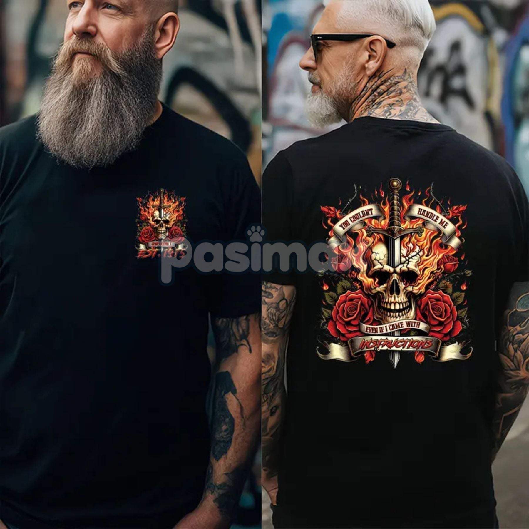 Pasimax Personalized Generation X T-Shirt — detail close-up