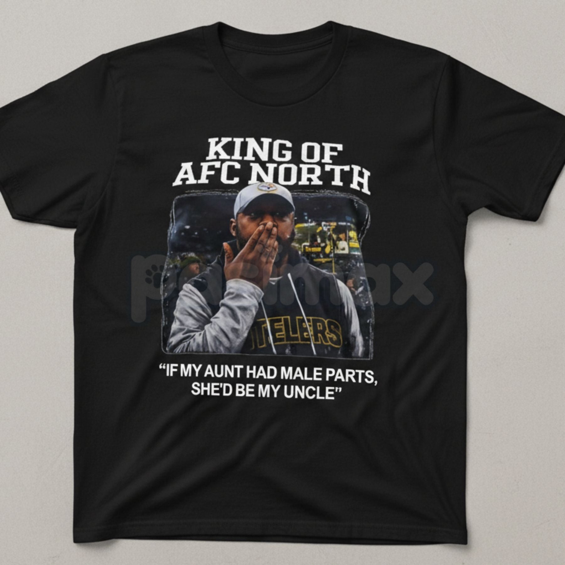 Pasimax Missed Field Goal Mike Tomlin T-Shirt - Funny Pittsburgh Football Fan Tee, Steelers Game Day Sarcastic Shirt, Coach T