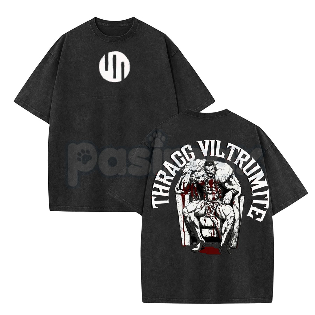 Grand Regent Thragg Graphic T-Shirt – Invincible Comic Vintage Washed Tee, Heavyweight Oversized Viltrumite Empire Streetwear