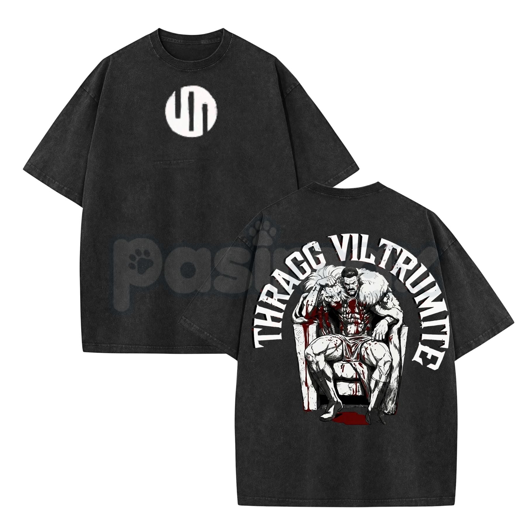 Grand Regent Thragg Graphic T-Shirt – Invincible Comic Vintage Washed Tee, Heavyweight Oversized Viltrumite Empire Streetwear