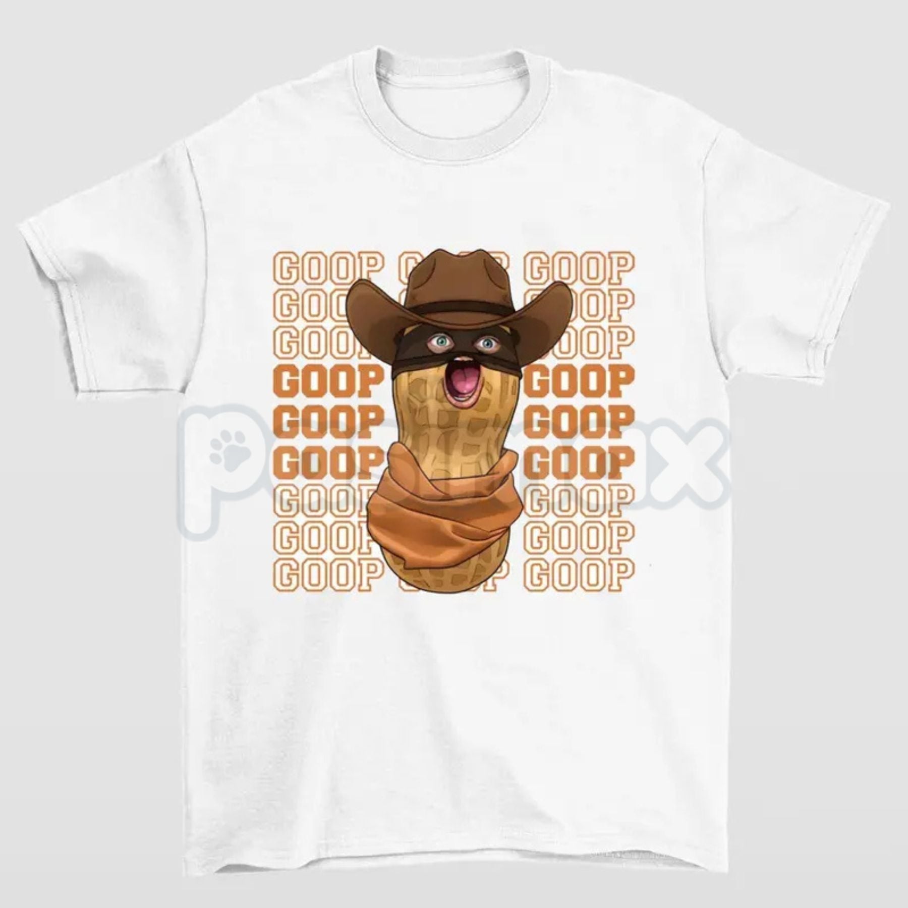Pasimax The Burnt Peanut GOOP Meme Graphic Tee - Surreal Bizarre Internet Humor Shirt, Niche Absurdist Comedy Apparel, Unconv