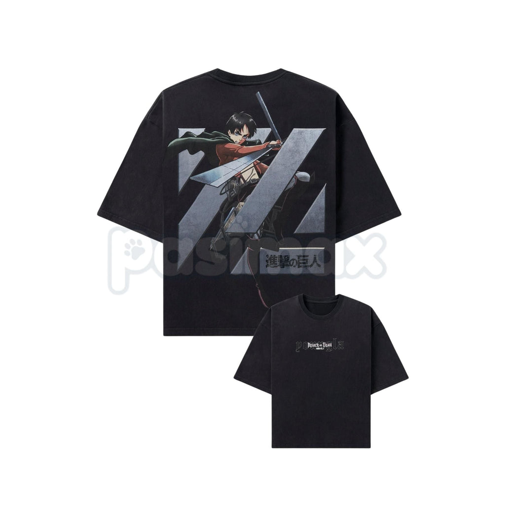 Pasimax Attack on Titan Anime T-Shirt (Shiganshina) - Titans Horror Graphic Tee, Themed AOT Fan Apparel, Freedom Seeker Gift 