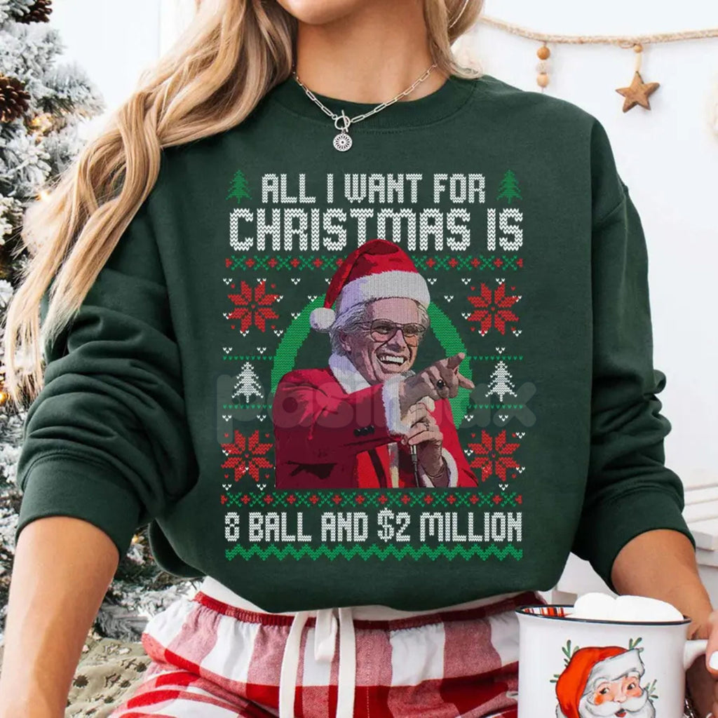 Pasimax Baby Billy Freeman 'Running in the Halls' Christmas Sweatshirt | Righteous Gemstones Musical Moments Jumper | Ironic 