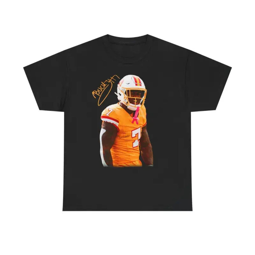 Pasimax Bucky Irving Black Distressed Jersey T-Shirt — lifestyle context