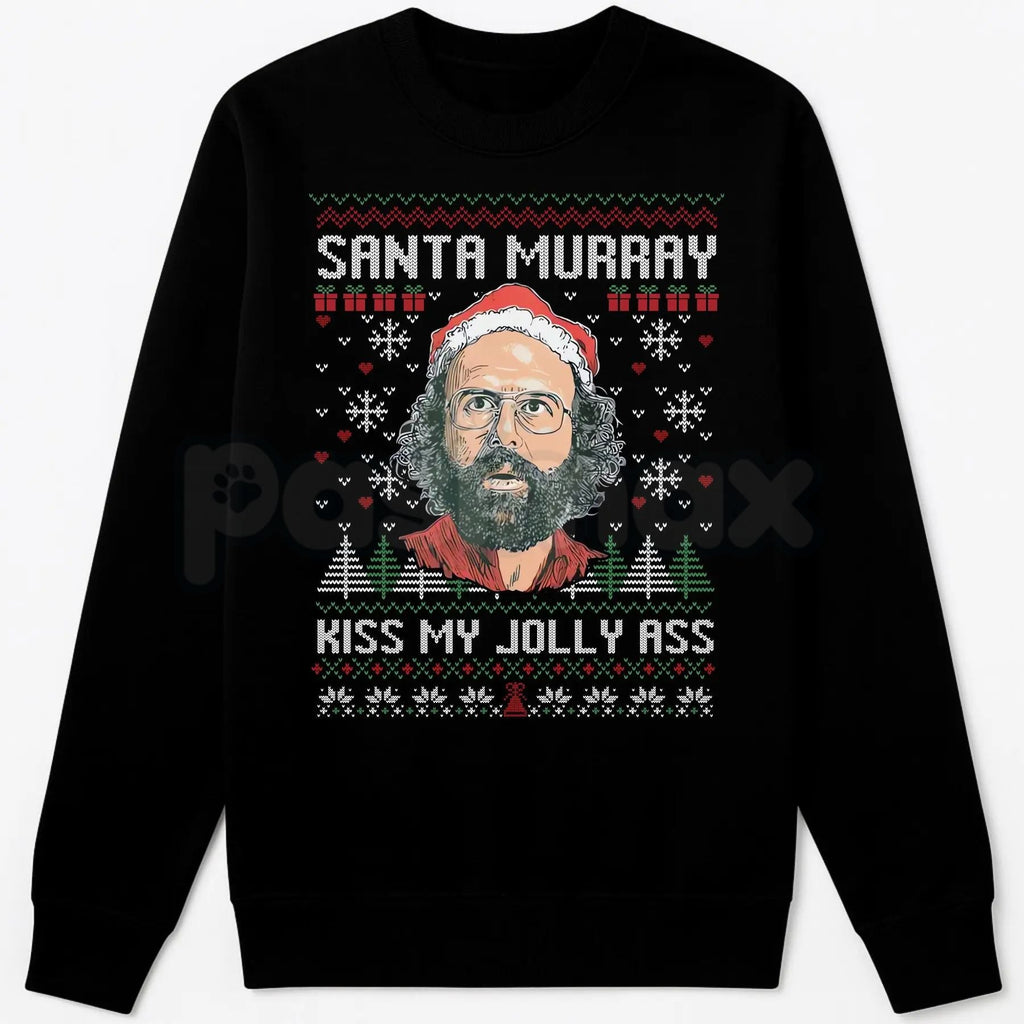 Pasimax Funny Murray Hawkins Ugly Xmas Sweatshirt | Murray Bauman Fan Jumper | Sarcastic Investigator Holiday Crewneck | Stra