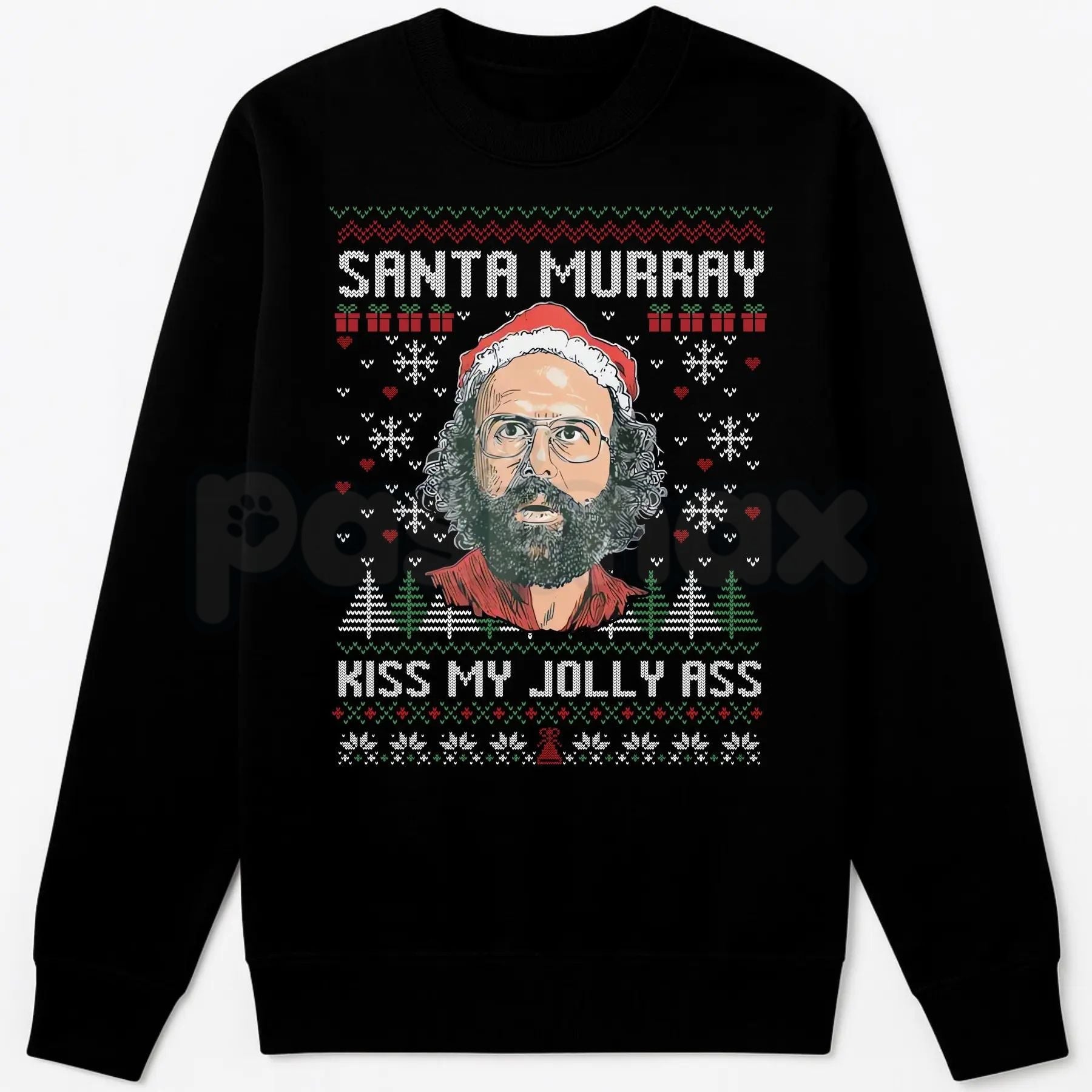 Pasimax Funny Murray Hawkins Ugly Xmas Sweatshirt | Murray Bauman Fan Jumper | Sarcastic Investigator Holiday Crewneck | Stra