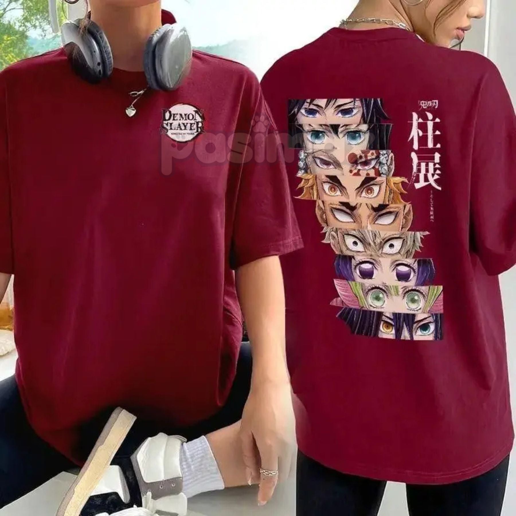 Pasimax Demon Slayer Hashira Team Shirt — lifestyle context