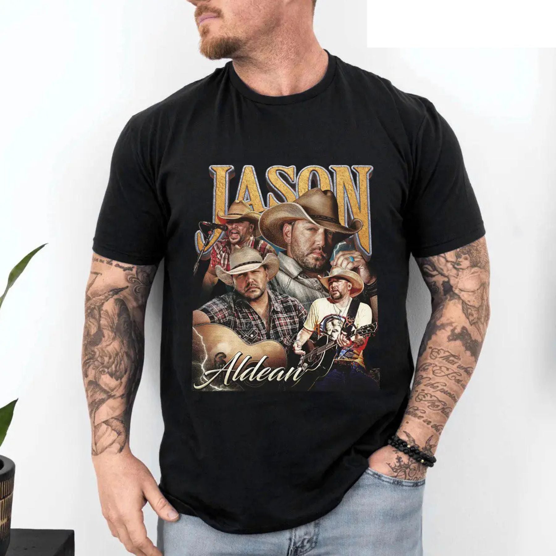 Pasimax Country Tour Cowboy T-Shirt — lifestyle context