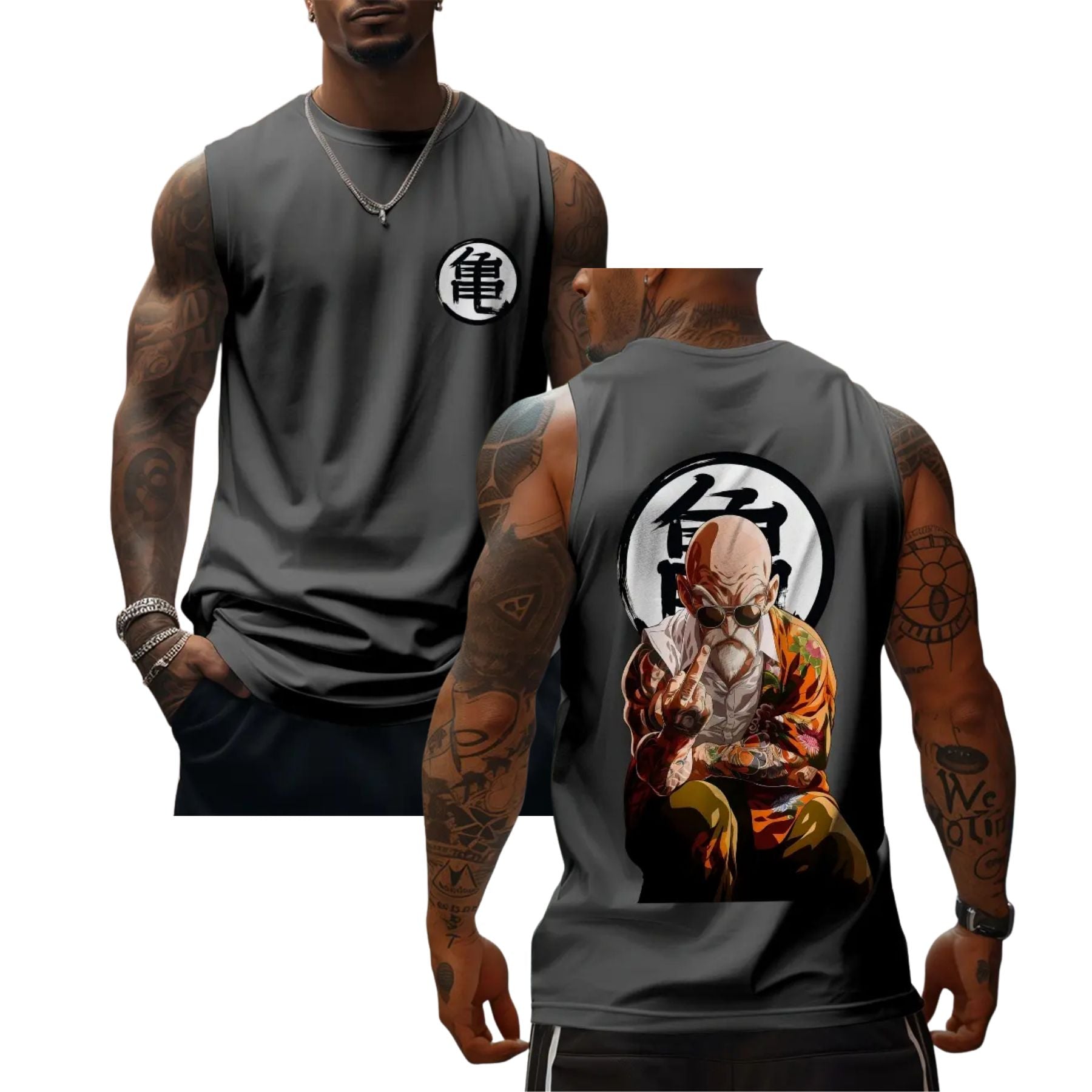 Pasimax Goku Saiyan Tank Top — lifestyle context