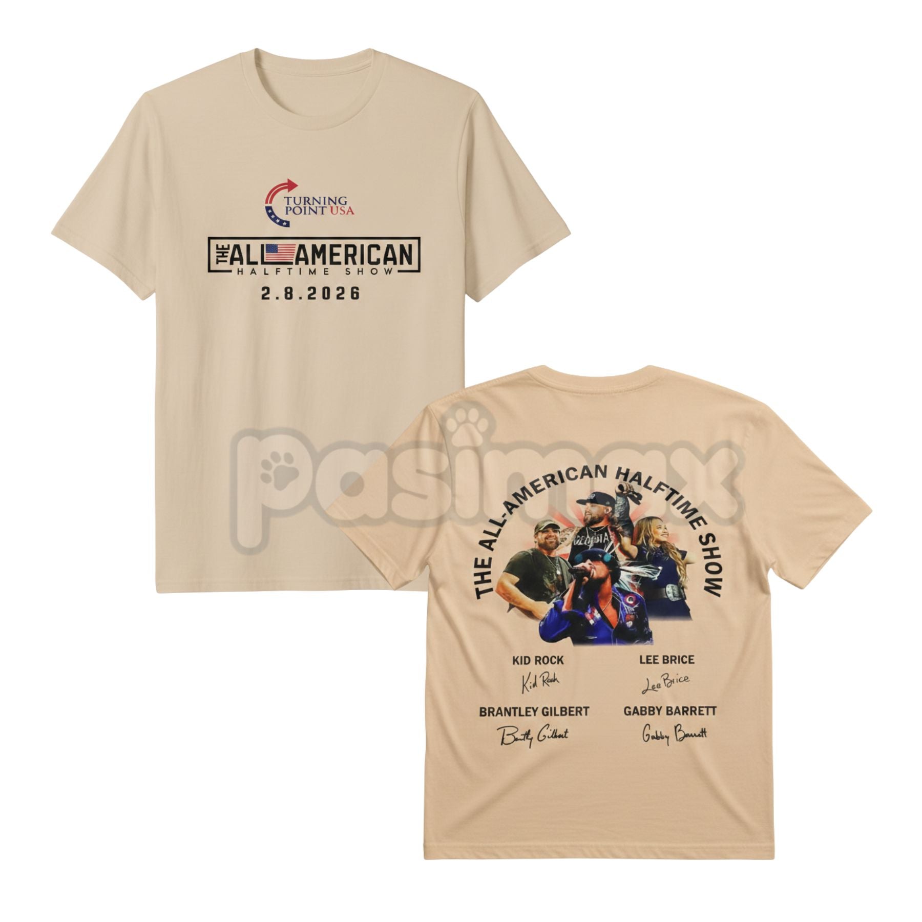 Pasimax “THE ALL-AMERICAN SHOW 2026” T-Shirt - Official 2026 Commemorative Graphic Tee, Premium Heavyweight Patriotic Event S