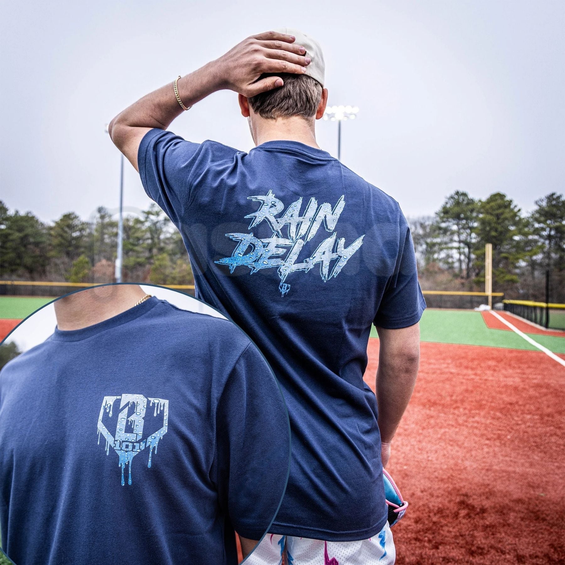 "Rain Delay" Lightning Bolt T-Shirt – Retro Electric Graphic Tee