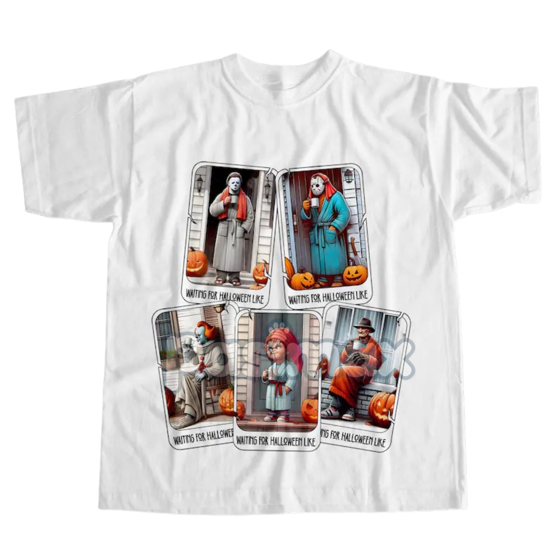 Pasimax Halloween Horror Anime T-Shirt — side view