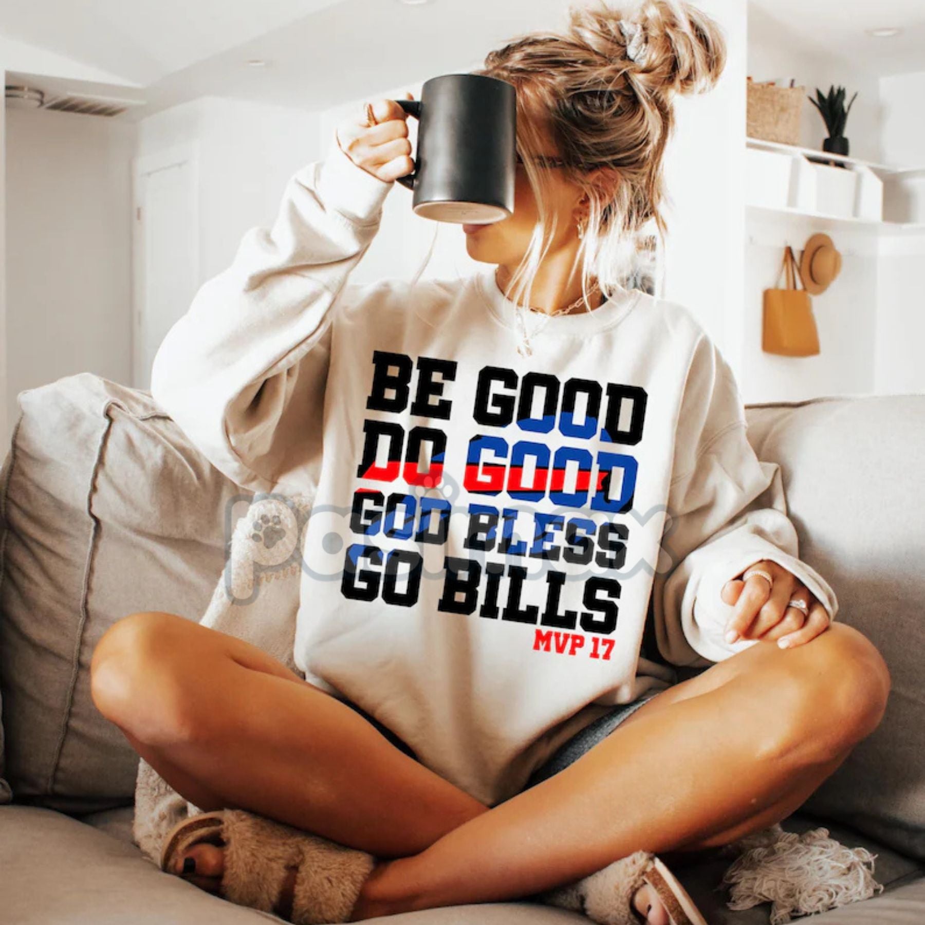 Pasimax Josh Allen MVP 17 Sweatshirt – Buffalo Bills Fan Apparel — lifestyle context