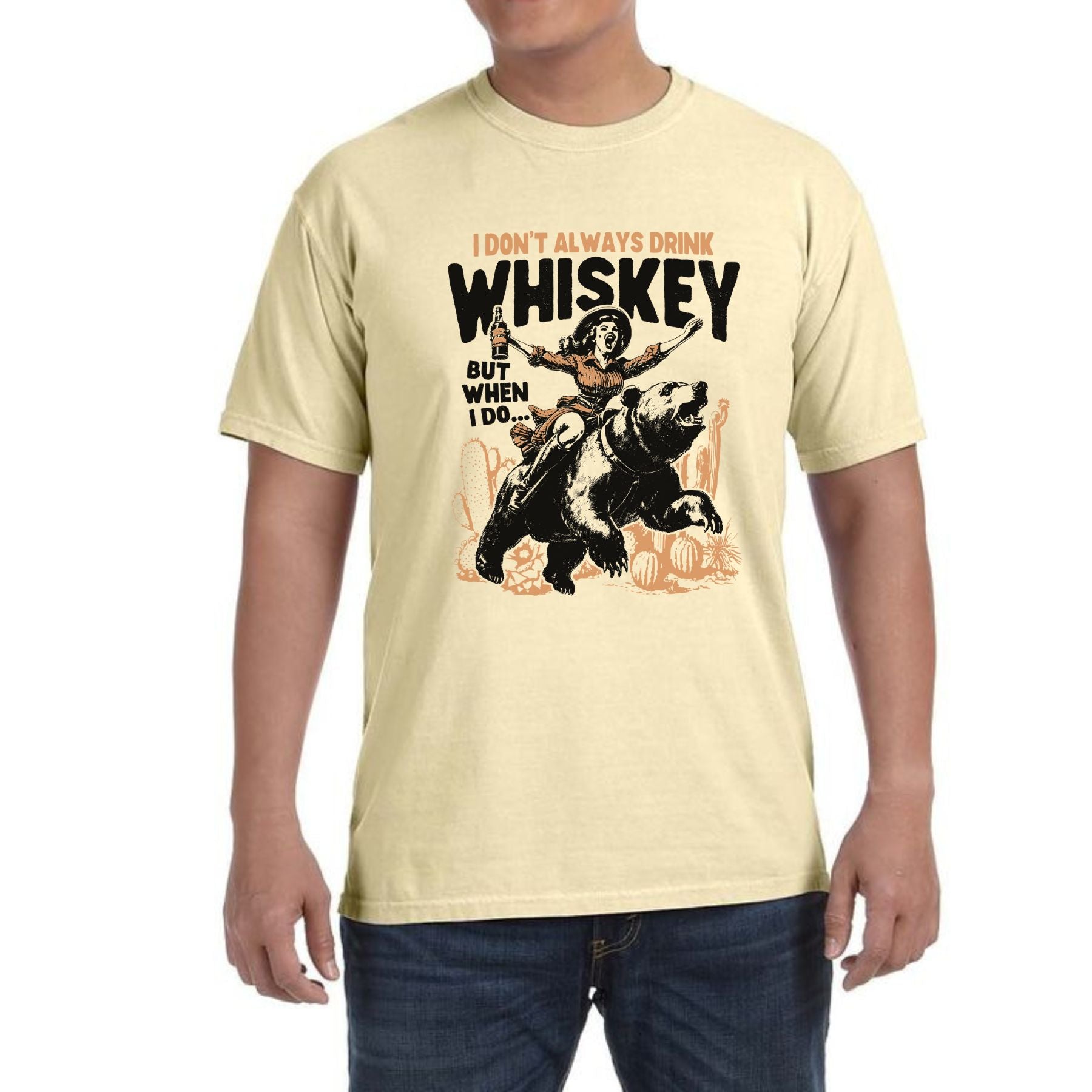 Pasimax Unhinged Whiskey Graphic Tee — lifestyle context