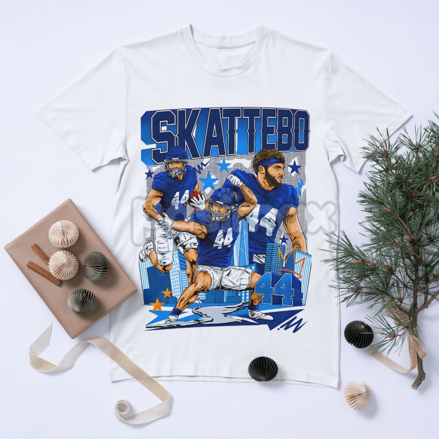 Pasimax Cam Skattebo New York Giants Graphic T-Shirt - ASU Sun Devils RB Rookie Tee, "The Truck" Football Apparel — lifestyle