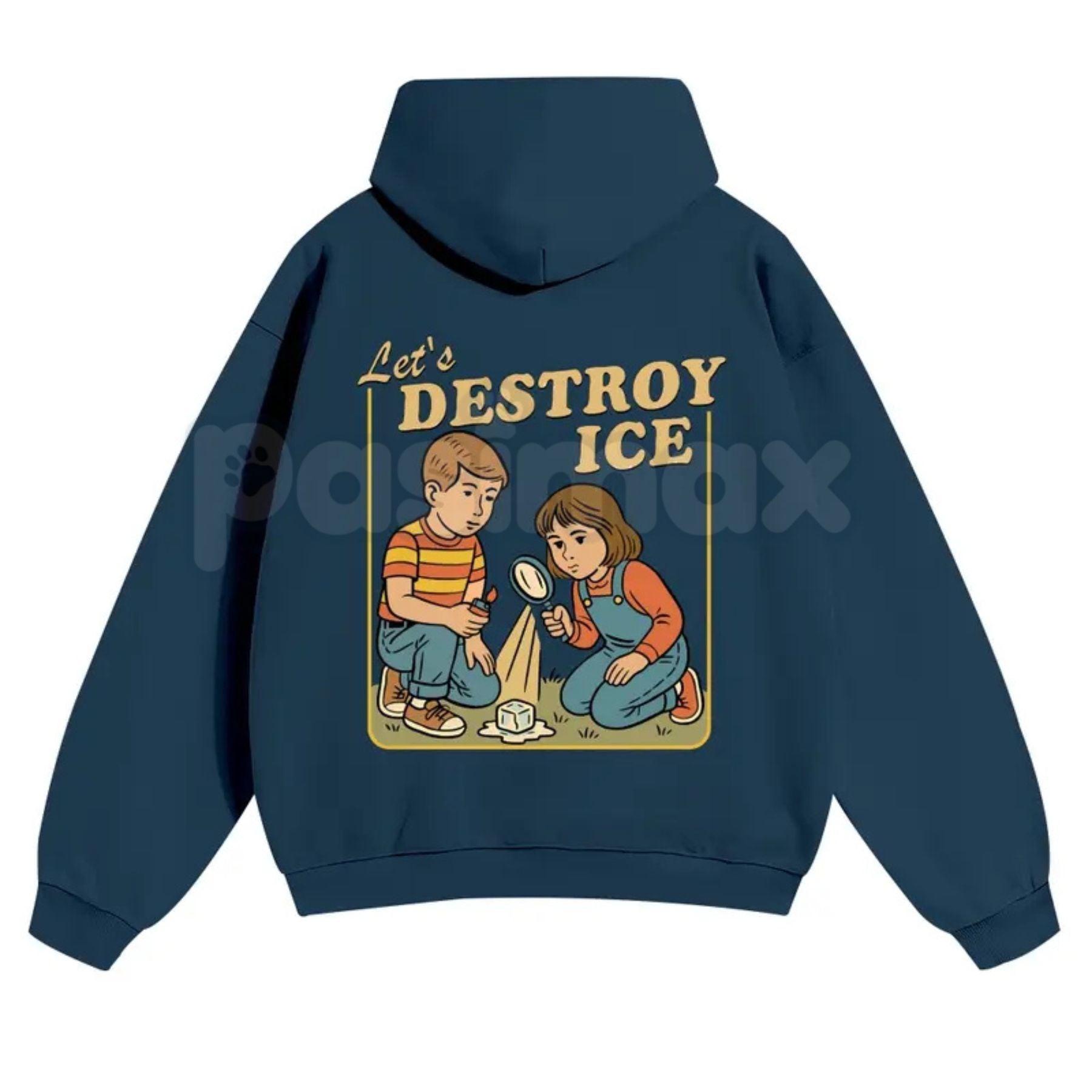 Pasimax Let’s Destroy ICE Hoodie — lifestyle context