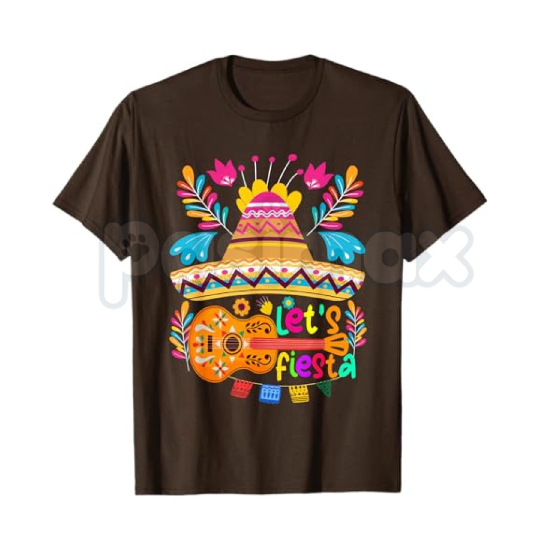 "Let’s Fiesta" Cinco de Mayo T-Shirt – Vibrant Mexican Fiesta Graphic Tee, Remastered Heavy Cotton 5 De Mayo Top, Soft Lived-In Heavyweight Celebration Shirt, Made in USA