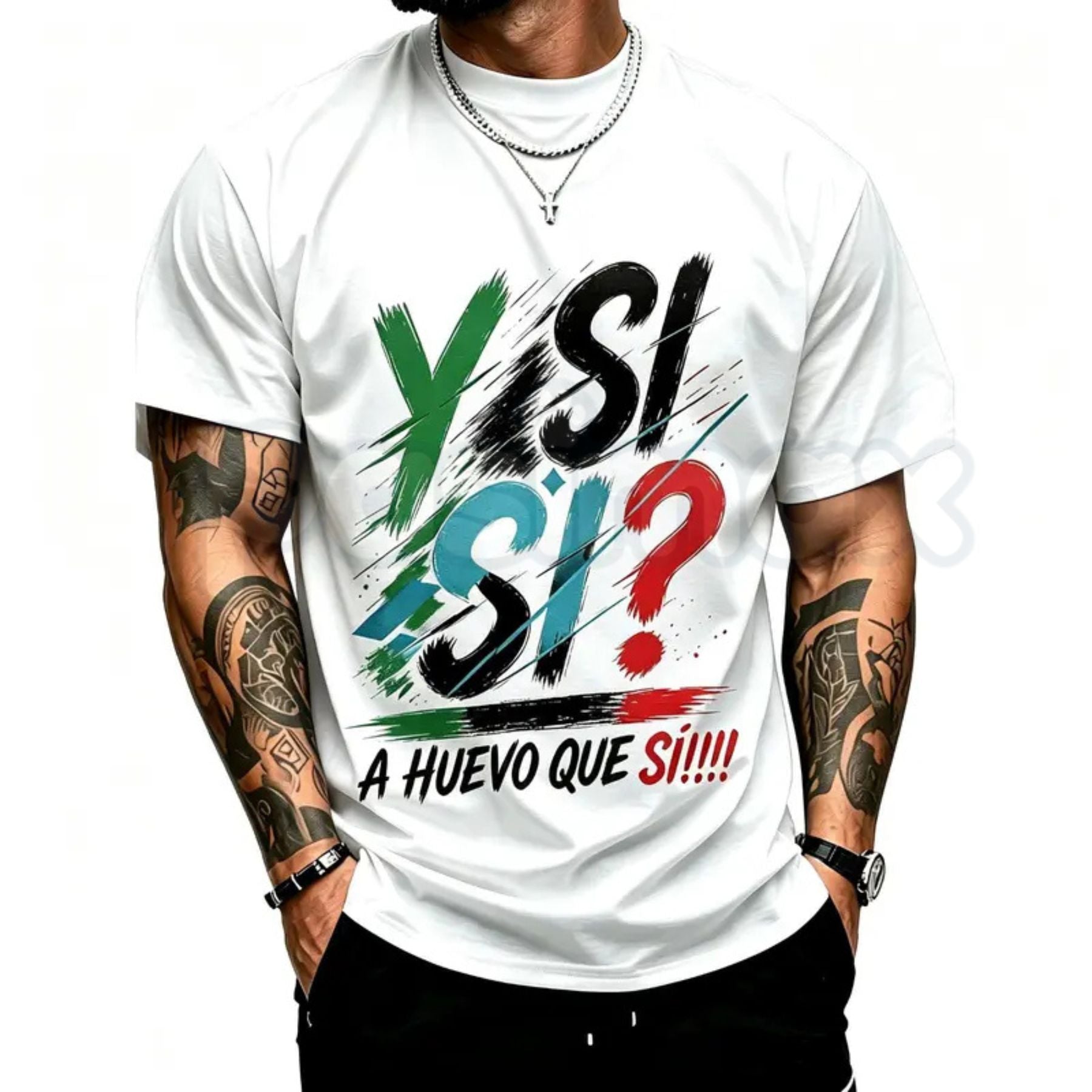 Mexico Spirit Cotton T-Shirt – Bold Mexican Flag Colors Graphic Tee, Premium Viva Mexico Heritage Unisex Streetwear Shirt