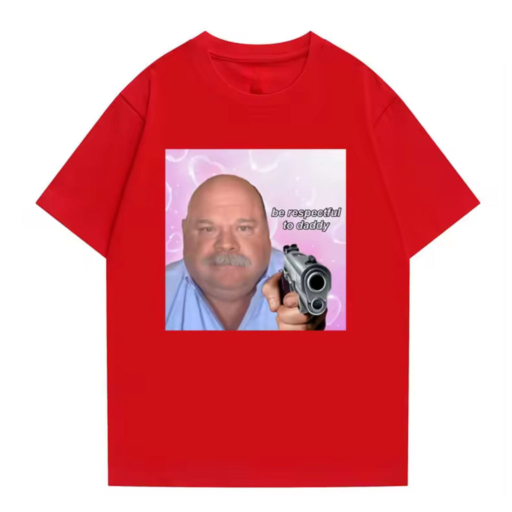 Pasimax "Be Respectful To Daddy" T-Shirt — side view