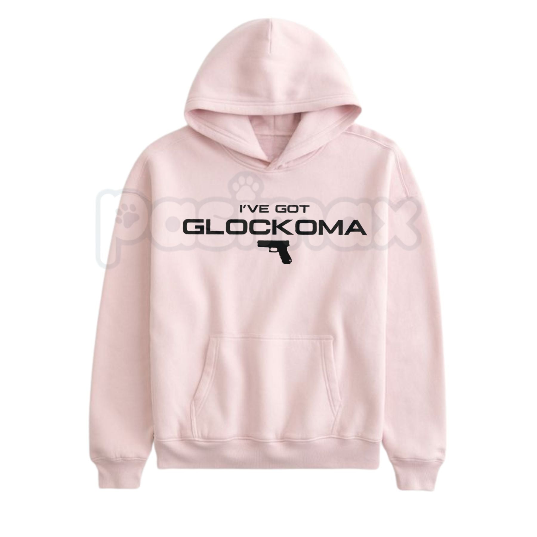 Pasimax "I've Got Glockoma" Hoodie – Funny Gun Humor Slogan Pullover, Tactical & Self-Defense Apparel, Unisex — lifestyle con