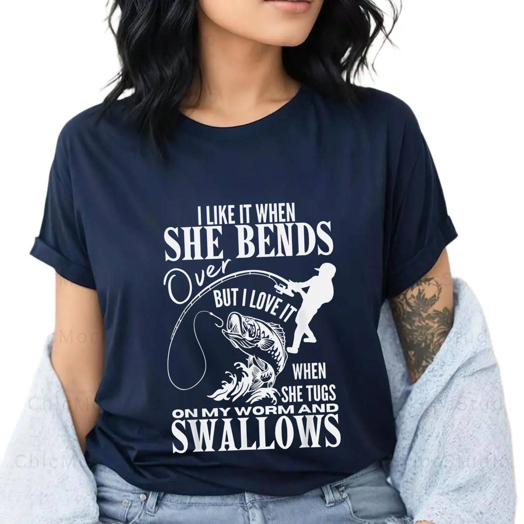 Pasimax "I Like It When She Bends Over" T-Shirt — side view