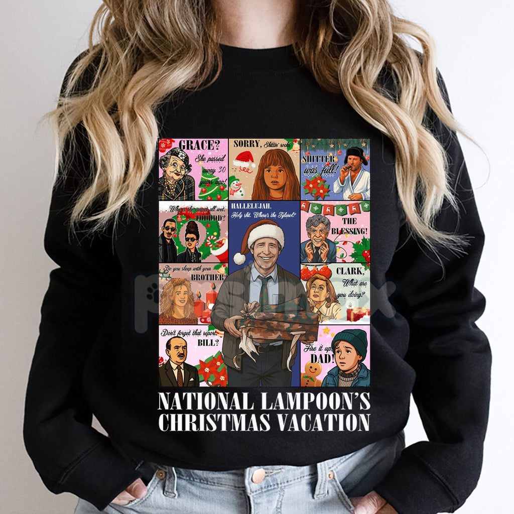 Pasimax The Griswold Family Christmas Sweater – National Lampoon's Christmas Vacation Quote Sweatshirt — lifestyle context