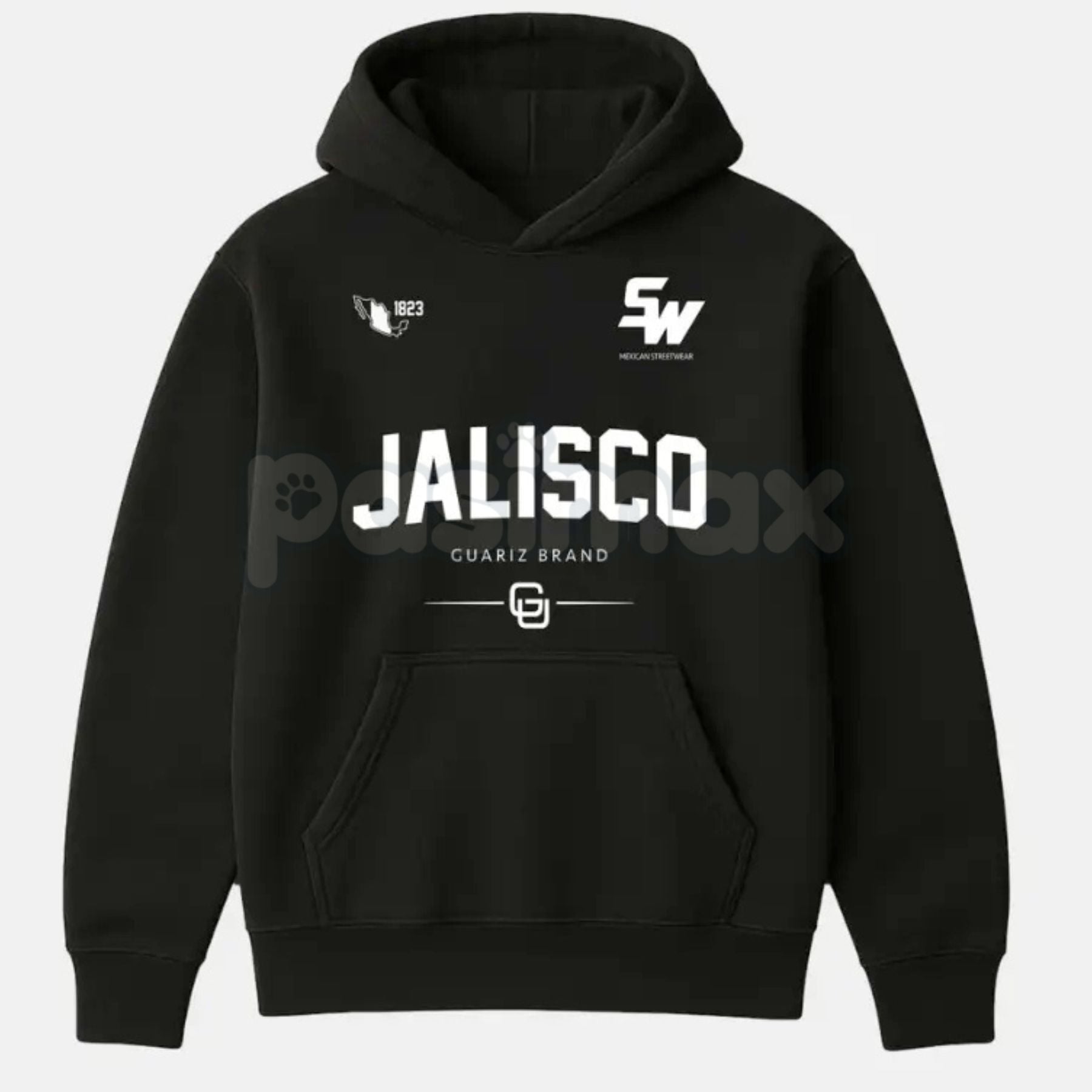Pasimax MX STREETWEAR STATE Hoodie – Custom State Pride Pullover, Mexican Culture & Streetwear Graphic Apparel, Unisex — alte
