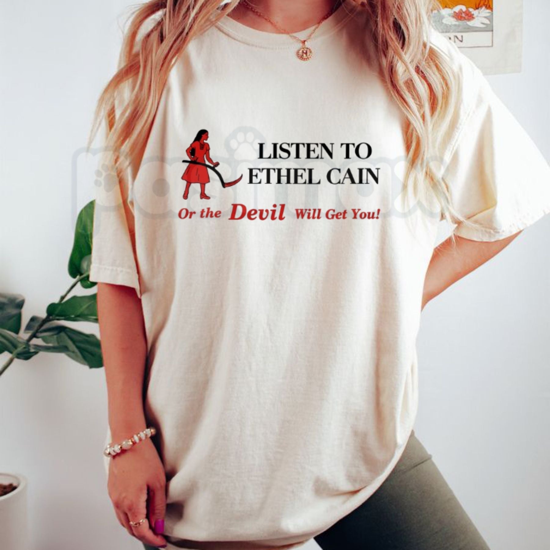 "Listen to Ethel Cain" Indie Music T-Shirt – Alt-Pop Southern Gothic Graphic Tee, Premium 100% Cotton Hayden Silas Anhedönia Fan Top, Soft Lived-In Heavyweight Daughter of Cain Shirt, Made in USA