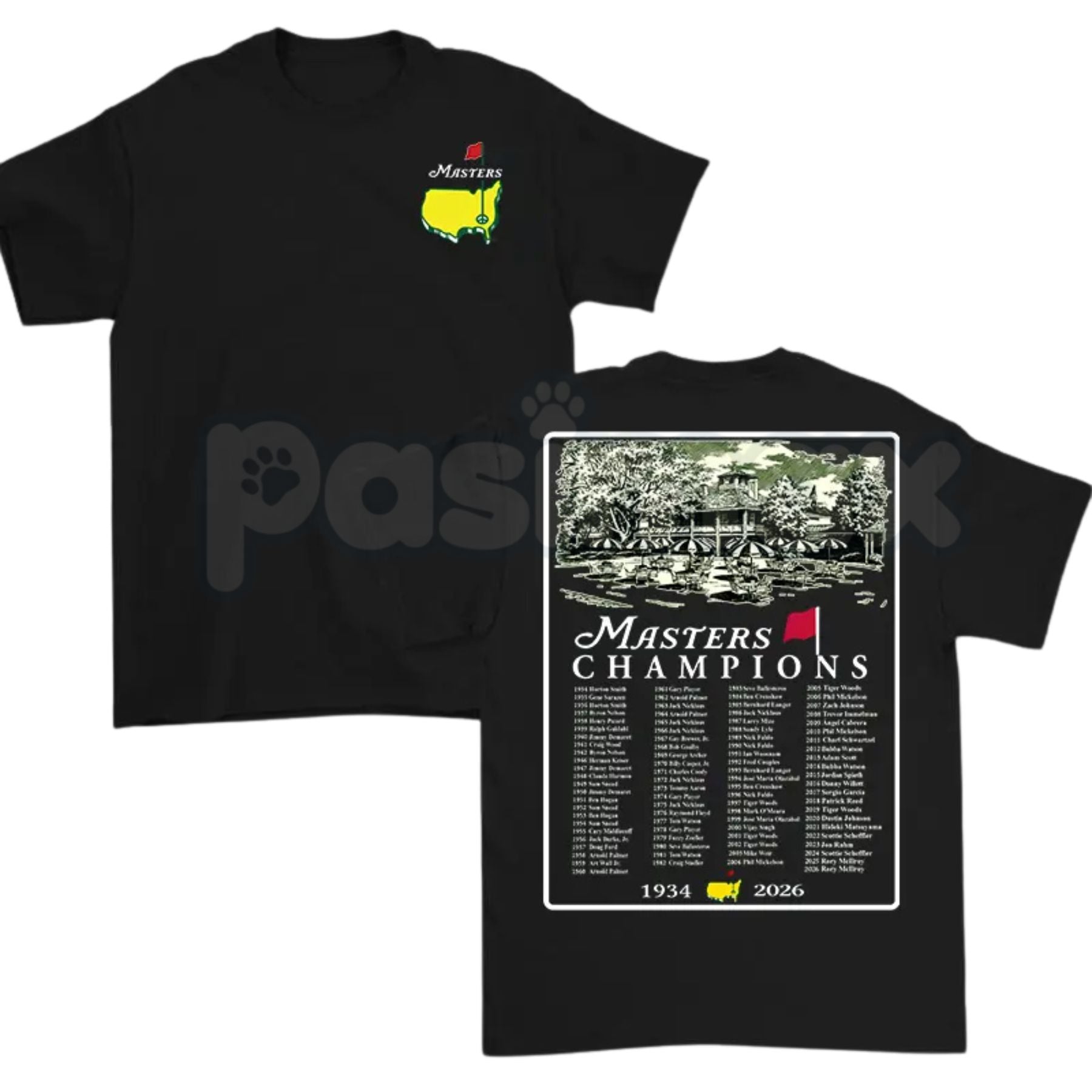 2026 Masters Tournament Augusta T-Shirt – 90th Masters Champions Graphic Tee, Premium 100% Cotton Golf Heritage Top, Soft Lived-In Heavyweight Augusta Commemorative Shirt, Made in USA
