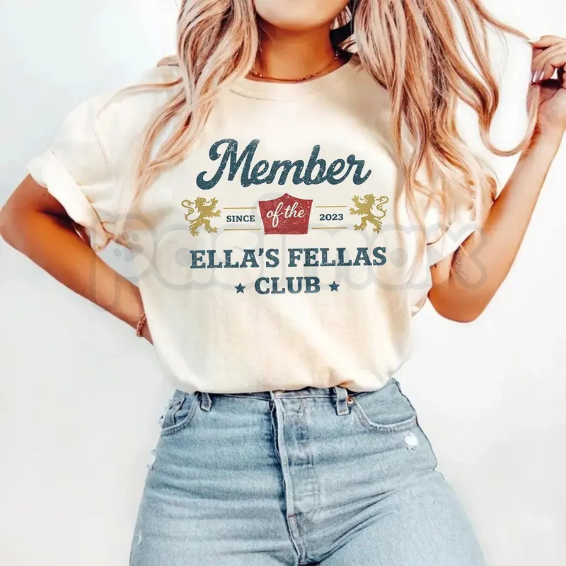 "Ellas Fellas Club" Western T-Shirt – Country Concert Graphic Tee, Premium 100% Cotton Rodeo Style Top, Soft Lived-In Heavyweight Retro Cowgirl Shirt, Made in USA