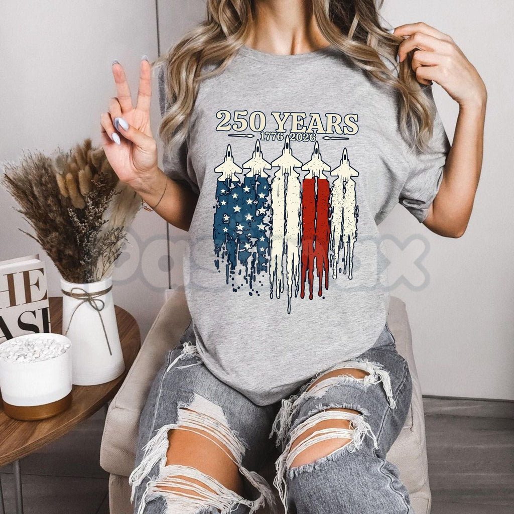 Vintage 1776-2026 USA 250th Anniversary T-Shirt – United States Semiquincentennial Flag Graphic Tee, Remastered Heavy Cotton Patriotic Top, Soft Lived-In Heritage Shirt, Made in USA