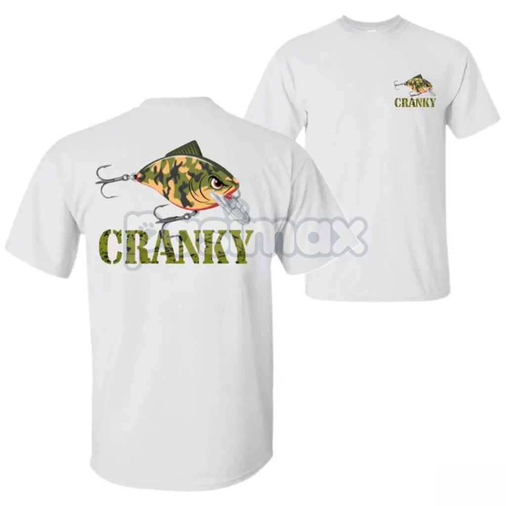 Pasimax Crankbait T-Shirt - Camo Bass Fishing Lure Graphic Tee, Angler Humor Apparel for Men, Gift for Crankbait Lovers — lif